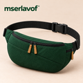 mserlavof™ PacePocket 2L Waist Pack | Adjustable Hiking Belt Bag and Crossbody Sling with Organizer Pocket & Key Clip