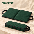 mserlavof™ FieldPause Folding Seat Cushion | Portable Padded Stadium Seat Pad with Carry Handles for Bleachers, Picnics & Camping