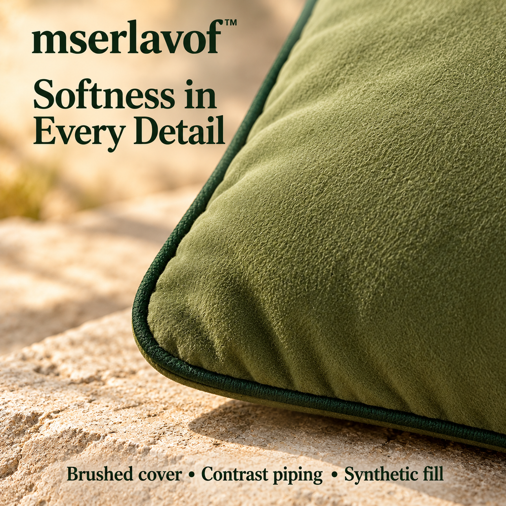 mserlavof™ CloudTrail Packable Camping Pillow | 18" × 12" Compressible Travel Pillow with Removable Cover & Drawstring Stuff Sack